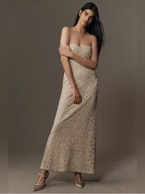 MAC DUGGAL
Strapless Embellished Trumpet Maxi Dress